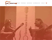 Tablet Screenshot of istanbulclassicalguitarfestival.com